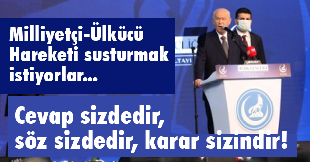 Bahçeli, Türk Gençliği Büyük Kurultayı’nda Tüm Dünyaya Seslendi