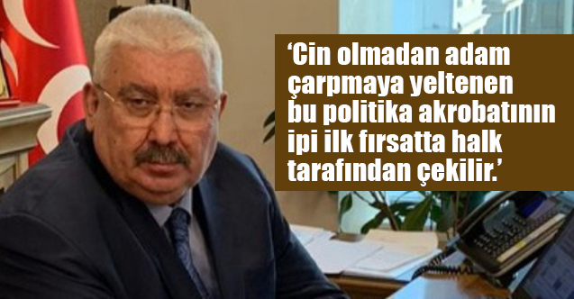MHP'den İmamoğlu'na Sert Çıkış: Bir şark kurnazı, bir siyasi ip cambazı