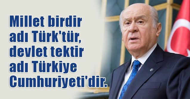 MHP Lideri Bahçeli, Bugün (19 Ekim 2021) MHP Grup Toplantısında Konuştu