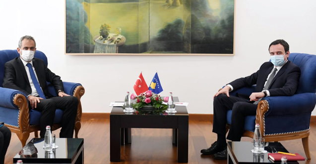 Millî Eğitim Bakanı Mahmut Özer, Kosova Başbakanı Albin Kurti Görüştü