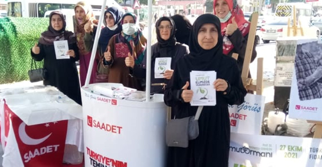Saadet Partisi Atakum Kadın Koları'ndan Umut Ormanı