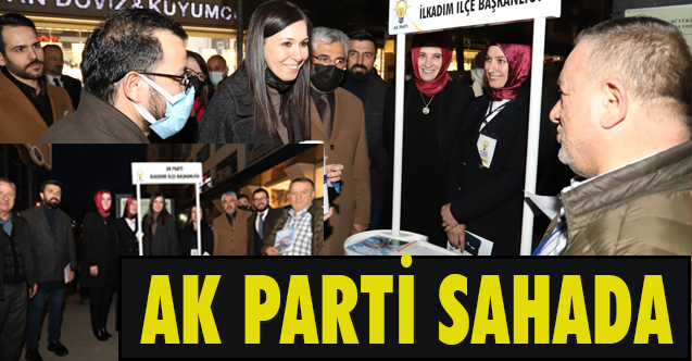AK Parti Samsun İl Teşkilatı Dört Koldan Sahaya İndi