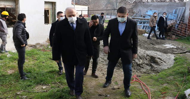 Atatürk Evi'nde Restorasyon Sürüyo