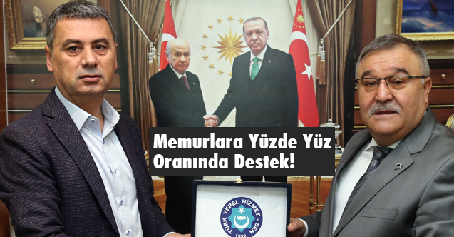 Başkan Şimşek'ten Memurlara Yüzde Yüz Oranında Destek!