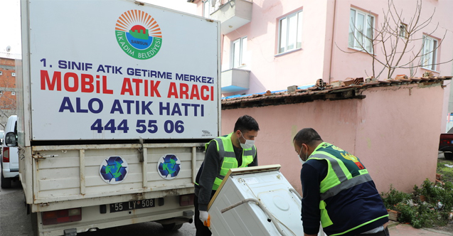 “Mobil Atık Aracı” ilçe halkında büyük destek alıyor
