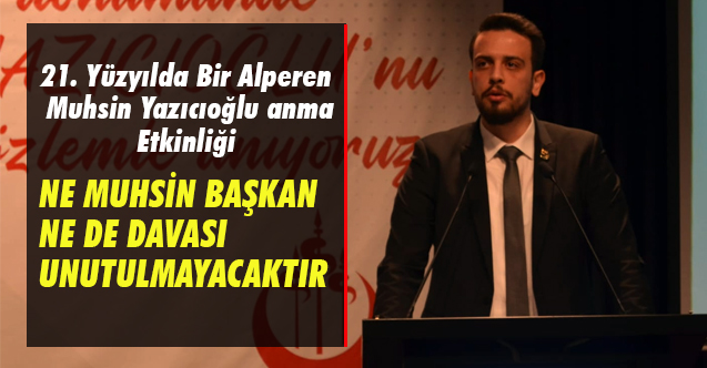 Alperen Ocakları Samsun'da Muhsin Yazıcıoğlu'nu Anma Programı Gerçekleştirdi