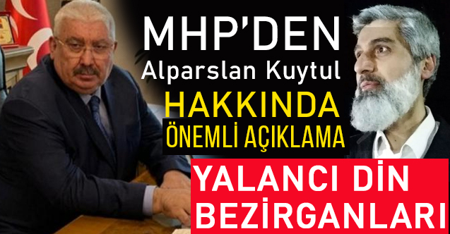 MHP'li Yalçın'dan Alparslan Kuytul ve Vakıf Hakkında Açıklama