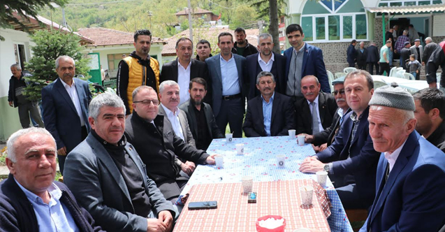 Başkan Özdemir Afat kurbanına katıldı