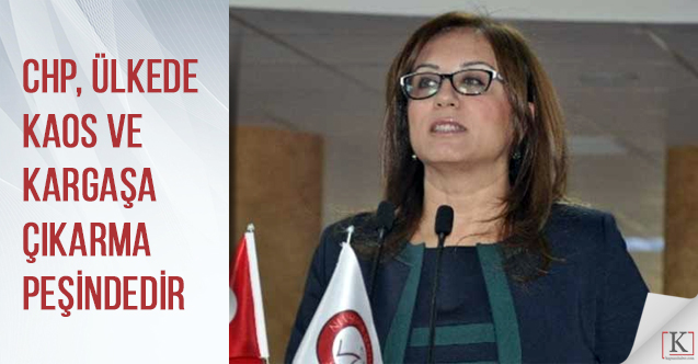 MHP'li Filiz Kılıç, CHP, Ülkede Kaos ve Kargaşa Çıkarma Peşindedir