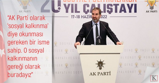 Mustafa Şen, Sosyal Politikalarda 20. Yıl Çalıştayında konuştu