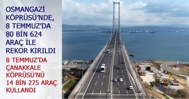 Feribot kuyruğu çilesi Osmangazi ve 1915 Çanakkale Köprüsü ile sona erdi