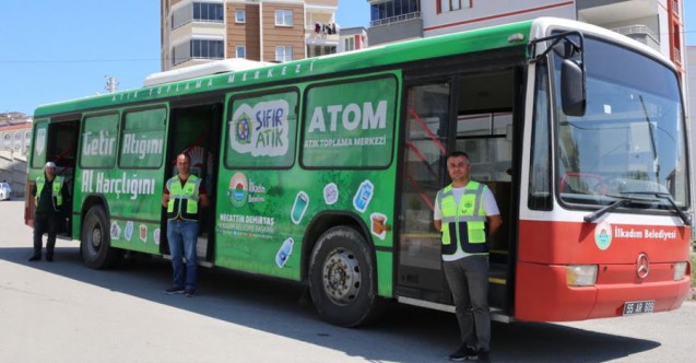 İlkadım Belediyesi'nin Mobil Atık Toplama Aracı "Atom" Marifeti