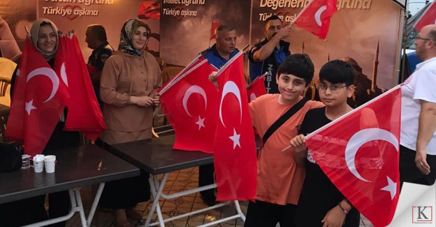 Tekkeköy Belediyesi 15 Temmuz Demokrasi ve Milli Birlik Günü standı