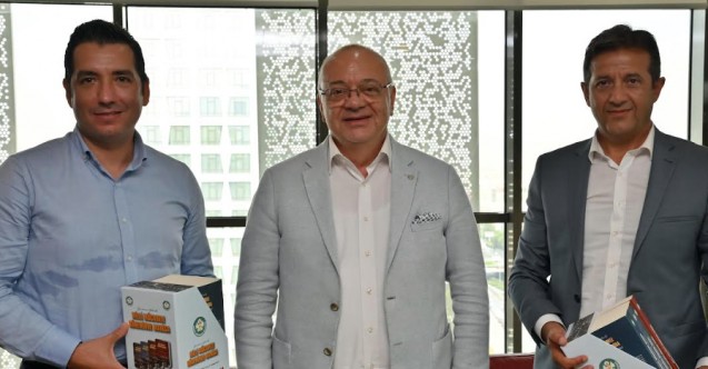 Hüseyin Tezcan, Metin Pınar, Başkan Ergün'ü Ziyaret Etti