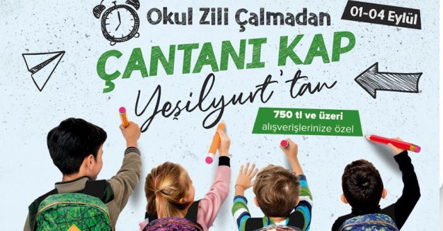 Yeşilyurt; 'Okula Dönüş' kampanyası ile ilk hediyelerini veriyor