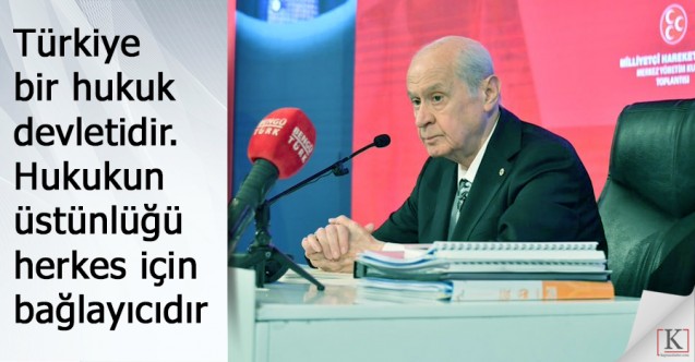 MHP Lİderi Bahçeli, MYK ve MDK toplantı Ardından Açıklamada Bulundu