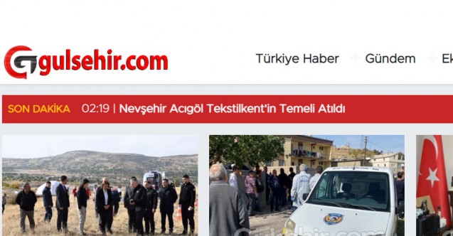 Gündemi Belirleyen Haberler Gülşehir Haber Sitesinde