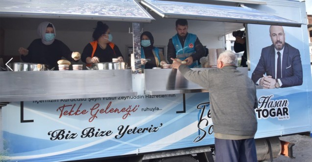 Tekkeköy’de pazar esnafı güne sıcak çorbayla başlayacak