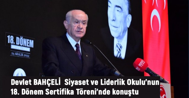 Bahçeli: 2023 Yılı Türkiye’nin yılıdır, Cumhuriyet’in yüzüncü yıl onurudur