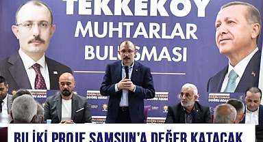 Bakan Muş, muhtarların ve vatandaşların sorunlarını dinledi