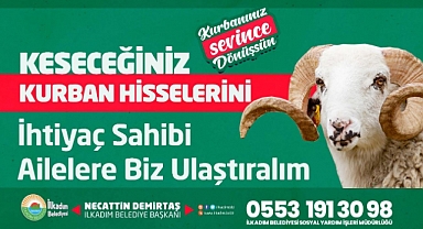 BAYRAMDA KURBAN BAĞIŞLARINIZI BEKLİYORUZ