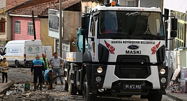 Büyükşehir ve MASKİ Demirci’de Yağış Teyakkuzunda