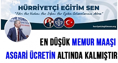 Kuruoğlu: En Düşük Memur Maaşı Asgari Ücretin Altında Kalmıştır
