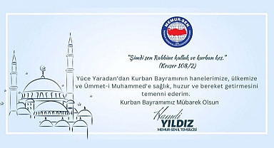 MEMUR-SEN İl Başkanı Hamdi Yıldız Kurban Bayramını Kutladı