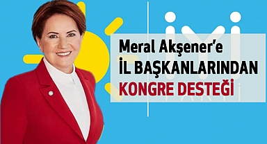 Meral Akşener'e İl Başkanlarından Destek Bildirisi