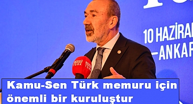 MHP'li Yıldırım: Türkiye Kamu Sen 1. Olağanüstü Kongresinde Konuştu