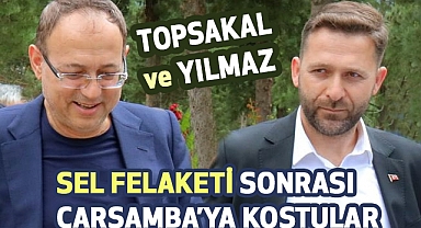 Sel Baskınları Ardından Çarşamba'ya Koştular