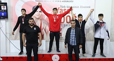 U-15 Serbest ve Grekoromen stil Güreş İl Birinciliği sona erdi