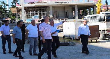 DOKAP Başkanı Gültekin ve Havza Belediye Başkanı Özdemir’den saha incelemesi