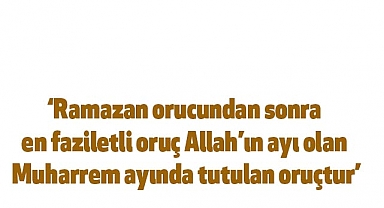 EKG Derneği Başkanı Akgün'ün 'Muharrem Ayı' Mesajı
