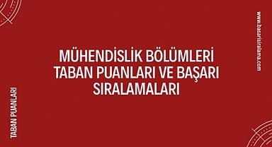 Mühendislik Bölümleri Taban Puanları
