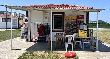 Kadınlar Plajına çocuk oyun alanı yapıldı