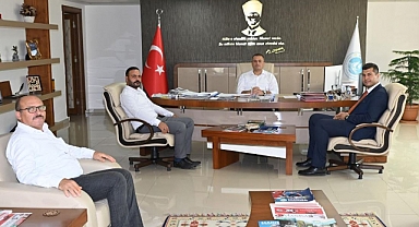 MHP Ahmetli İlçe Başkanından Genel Müdür Aslay’a Ziyaret