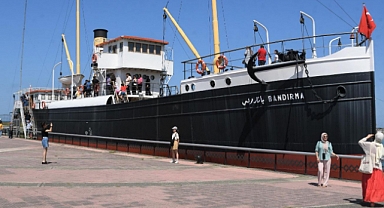 Samsun'da Bandırma Gemi Müzesi’ne ziyaretçi rekoru