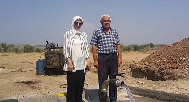 Ahmetli'nin Derici Mahallesi de Yeterli Suya Kavuştu