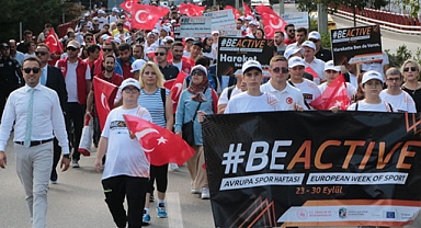 Avrupa Spor Haftası düzenlenen etkinliklerle kutlandı