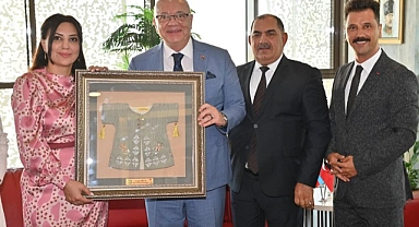 Azerbaycan’ın Şirvan Heyetinden Başkan Ergün’e Ziyaret