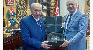 Cengiz Ergün; MHP Lideri Devlet Bahçeli’yi ziyaret etti