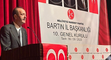 MHP'li Osmanağaoğlu, Bartın İl Başkanlığı Olağan Kongresi'nde Konuştu