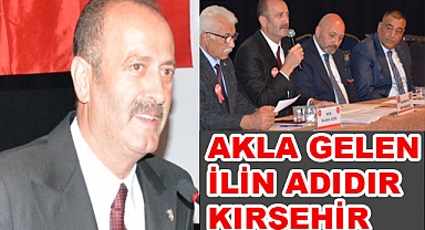 MHP'li Osmanağaoğlu, Kırşehir İl Başkanlığı Olağan Kongresinde Konuştu