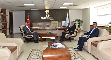 MHP MYK Üyesi Ali Uçak, MASKİ Genel Müdürü Burak Aslay'ı Ziyaret Etti