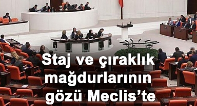 Staj ve çıraklık mağdurlarının gözü Meclis'te