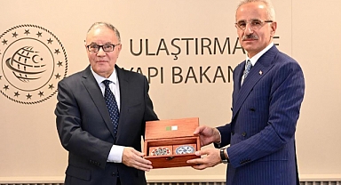 URALOĞLU CEZAYİR BÜYÜKELÇİSİ AMAR BELAN’I KABUL ETTİ