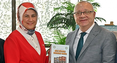 Başkan Ergün Kızılay Genel Başkanı Fatma Meriç Yılmaz’ı Konuk Etti