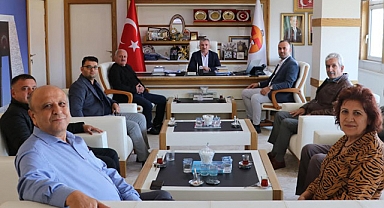 Havza Belediye Başkanı Özdemir’e taziye ziyareti