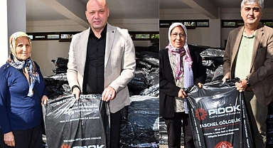 Salihli’de 500 Üreticiye 2 Bin Zeytin Toplama Örtüsü